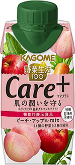 野菜生活100 Care+ ピーチ・アップルmix