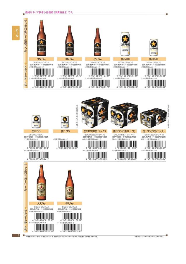 サッポロビール㈱