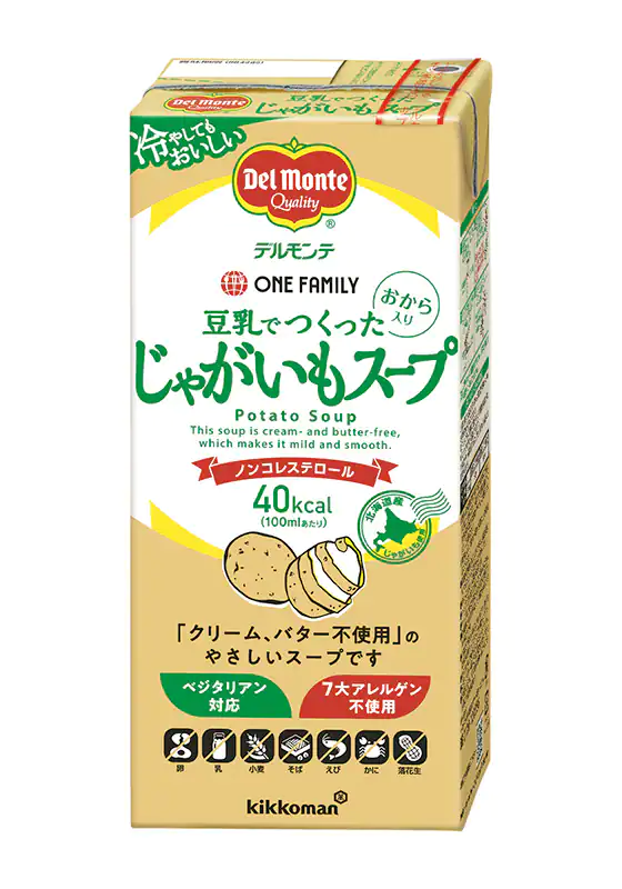 デルモンテ　豆乳でつくったじゃがいもスープ　１０００ＭＬ