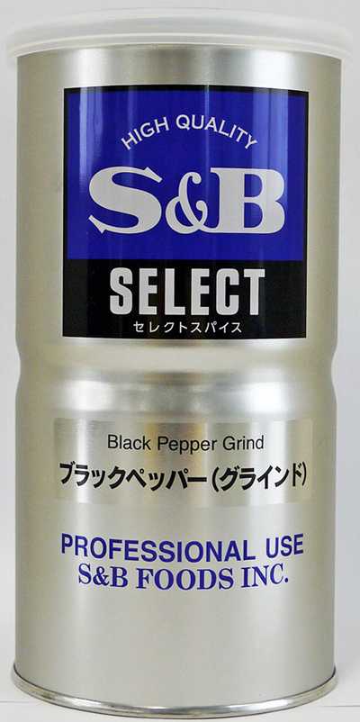 セレクト　ブラックペッパー（グラインド）Ｌ缶３７０Ｇ