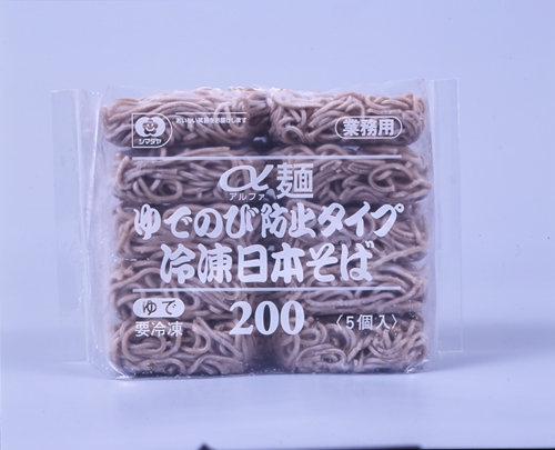 シマダヤ　「α麺」冷凍日本そば２００