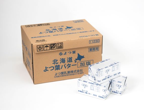 北海道よつ葉バター加塩450g×30個