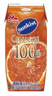 森永　サンキスト１００％オレンジプリズマ　２００ＭＬ