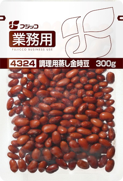 業務用　調理用蒸し金時豆　300g