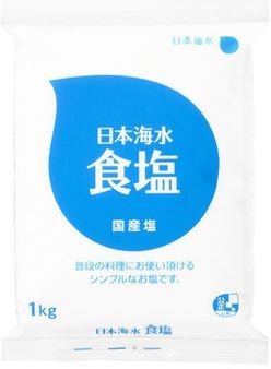 関東塩業　日本海水　食塩　　　　　　　　　　　１ＫＧ