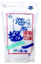 青い海　沖縄の海水塩　美ら海育ち　250g