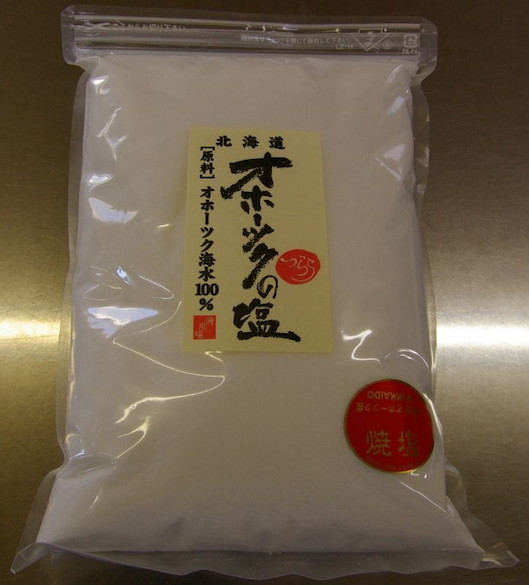 オホーツクの自然塩（焼塩）　1kg