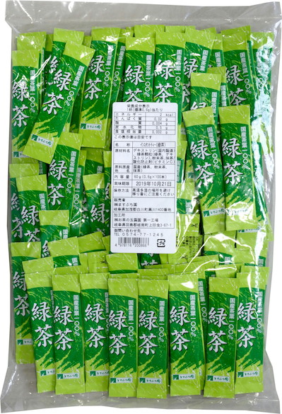 ますぶち園　インスタント緑茶　ＲＹ－１　0.6ｇ×100本