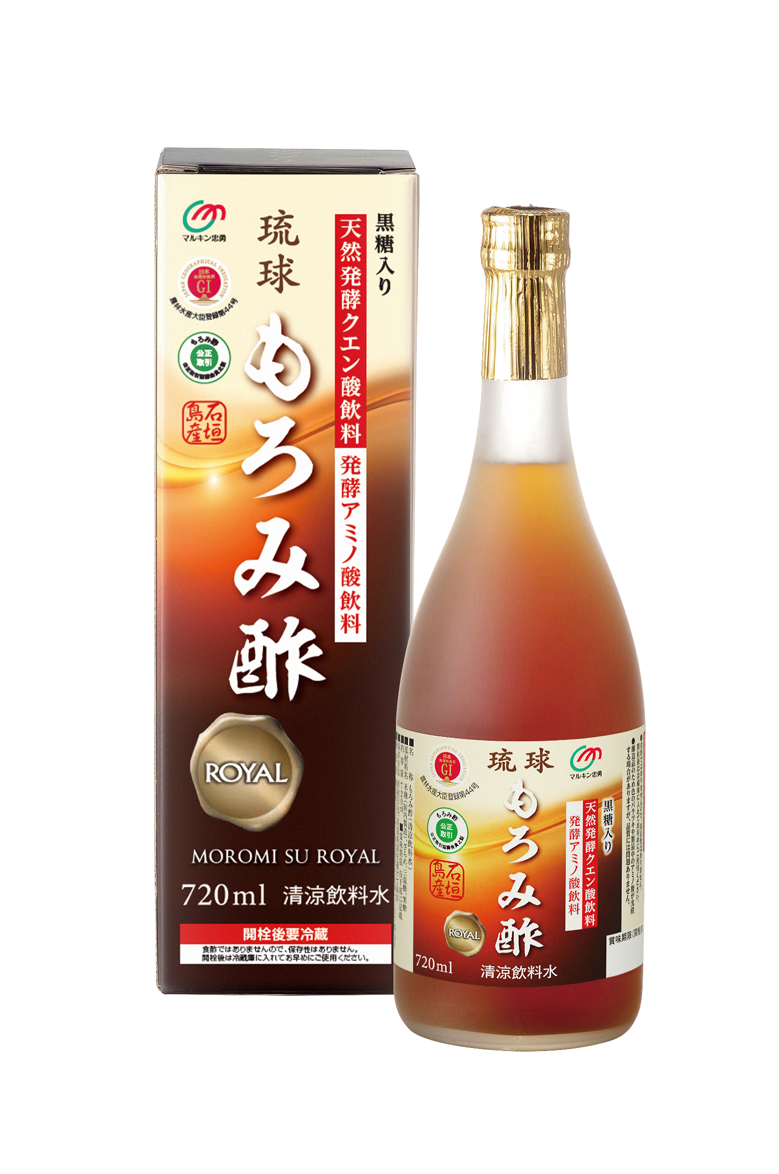 マルキン忠勇　琉球もろみ酢 ロイヤル 　７２０ｍｌ