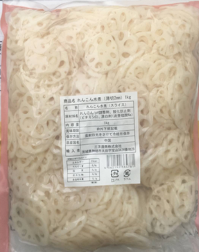 菜食彩宴　レンコンきんぴら水煮 (2mm)