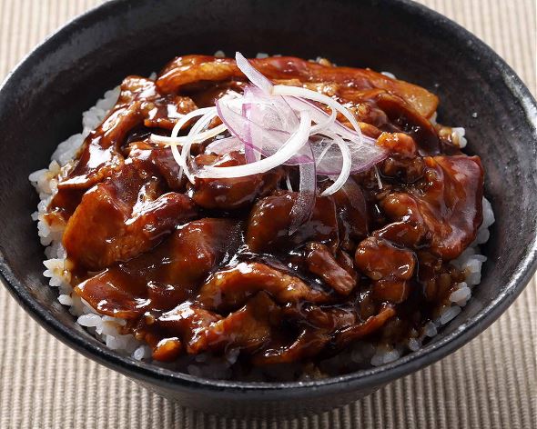 どんぶり食堂　三元豚の黒ダレ豚丼の具