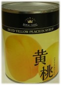 中国産黄桃ダイス1号缶