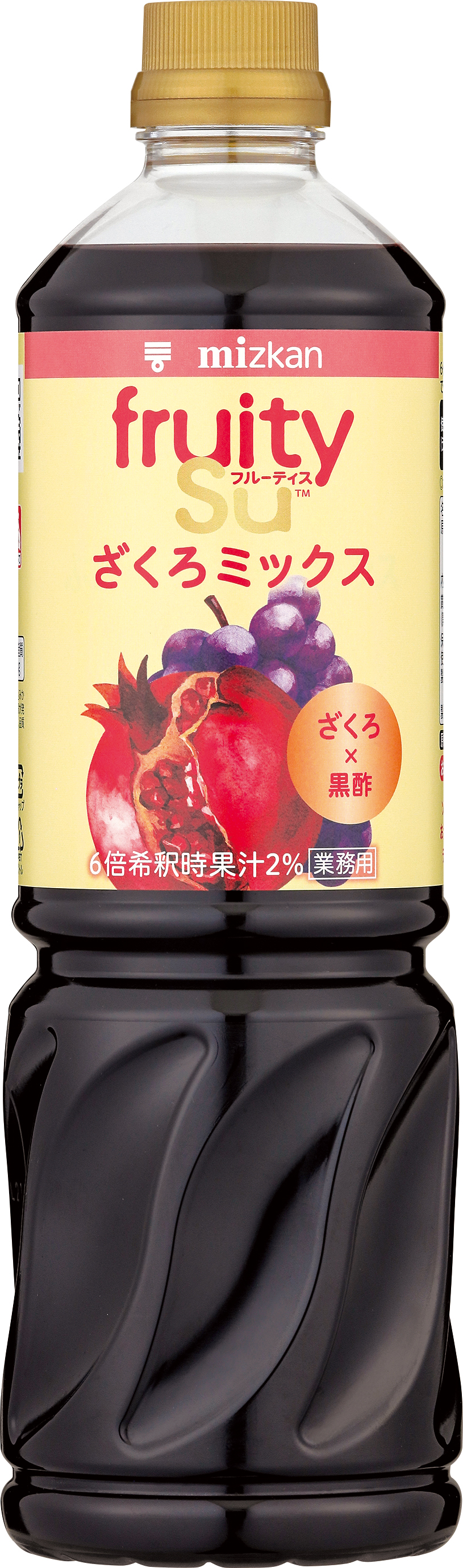 業務用フルーティス　黒酢ざくろミックス（6倍濃縮タイプ）1,000ml