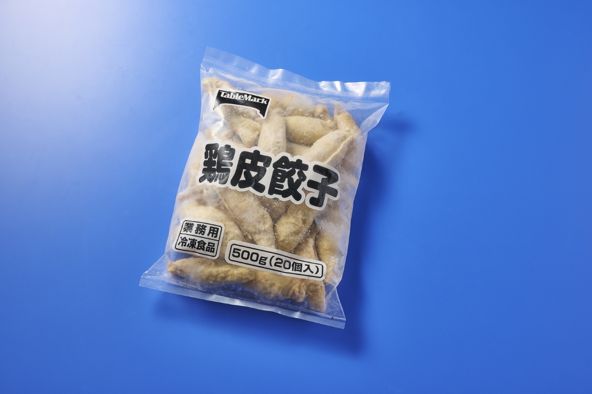 鶏皮餃子