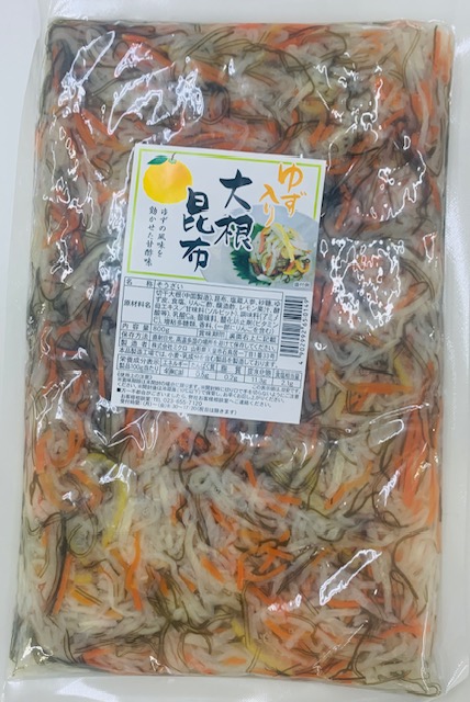 ゆず入り大根昆布　800g