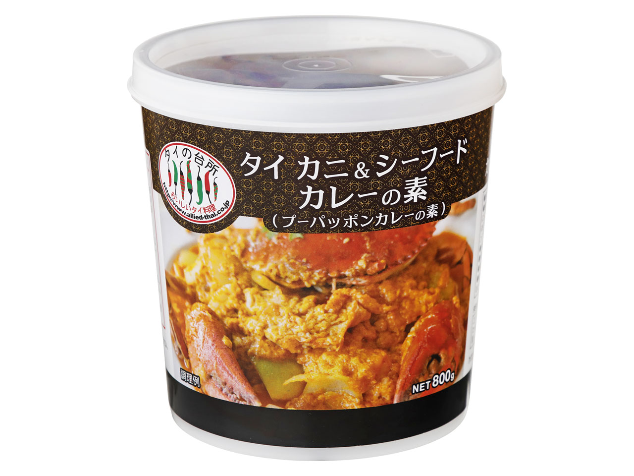 タイの台所　タイ カニ＆シーフードカレーの素（プーパッポンカレーの素） 800g