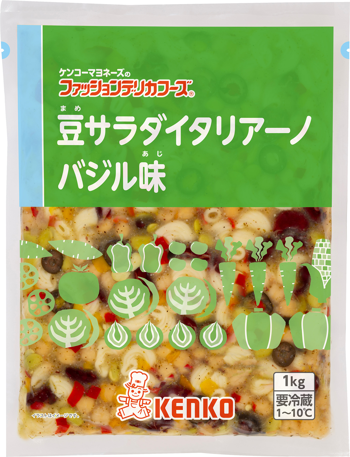 豆サラダイタリアーノ  バジル味