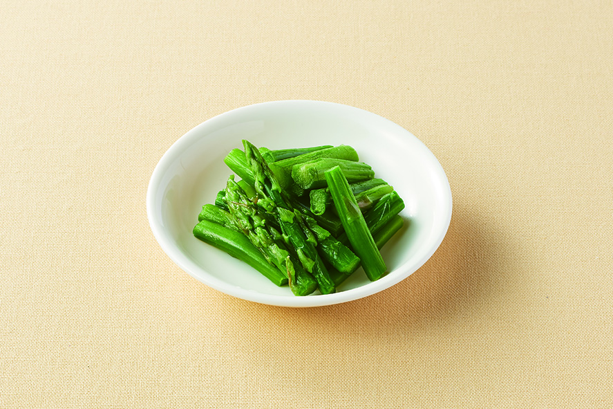 中国産　便利な自然解凍品　グリーンアスパラガスカット　500g