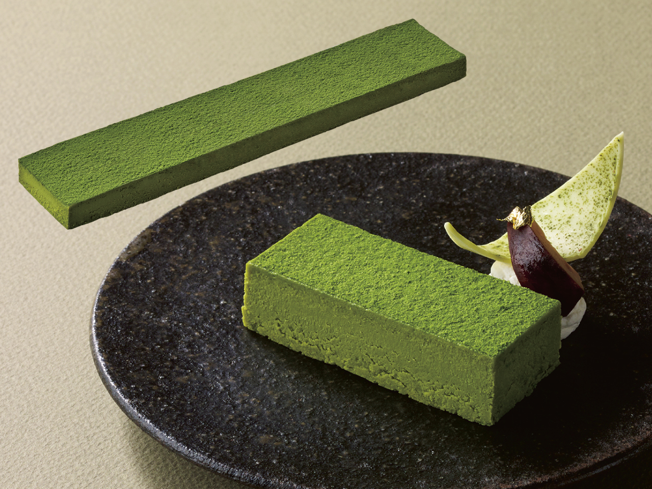 フリーカットケーキ　抹茶テリーヌ