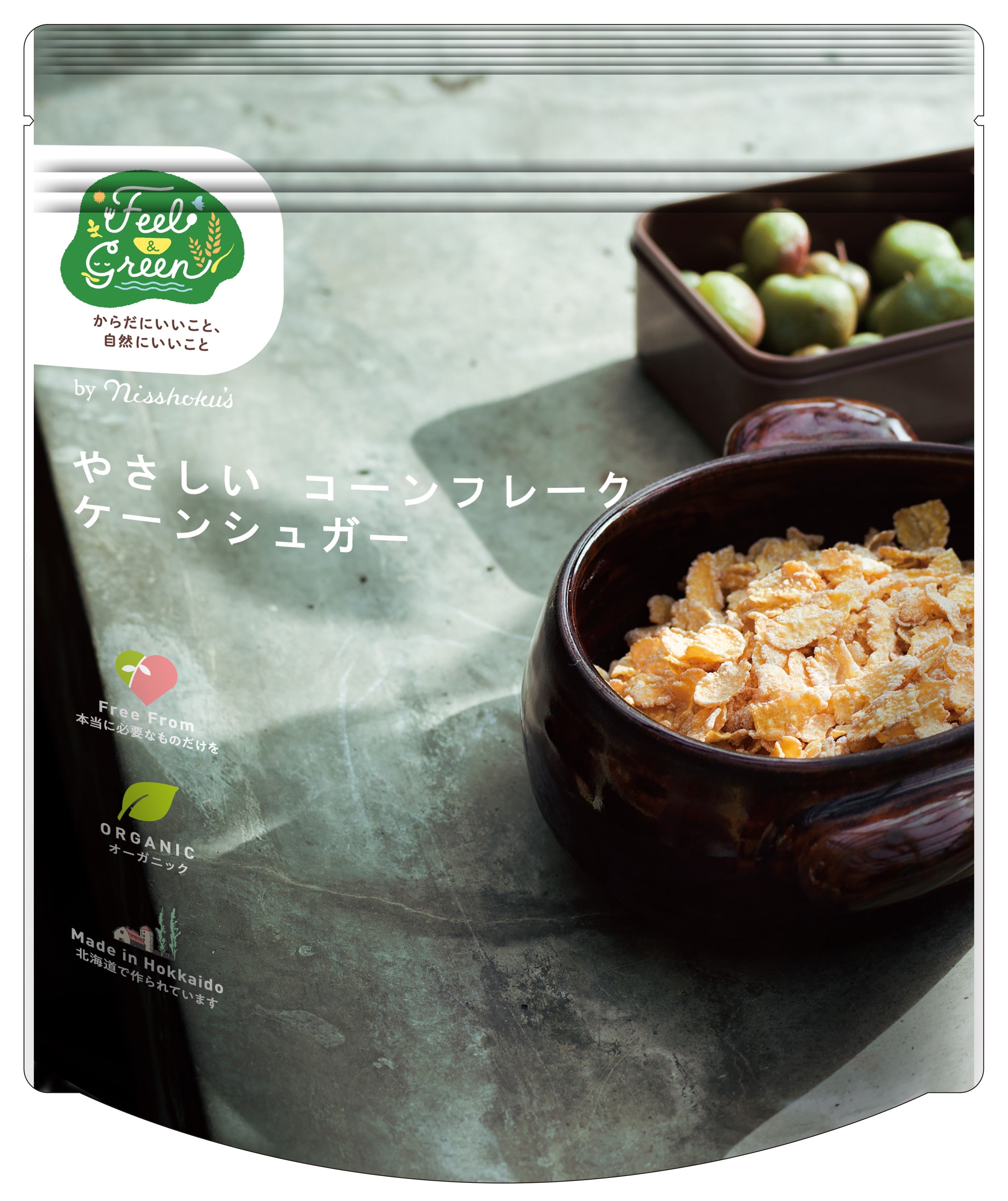 日食 F＆G やさしいコーンフレークケーンシュガー140g