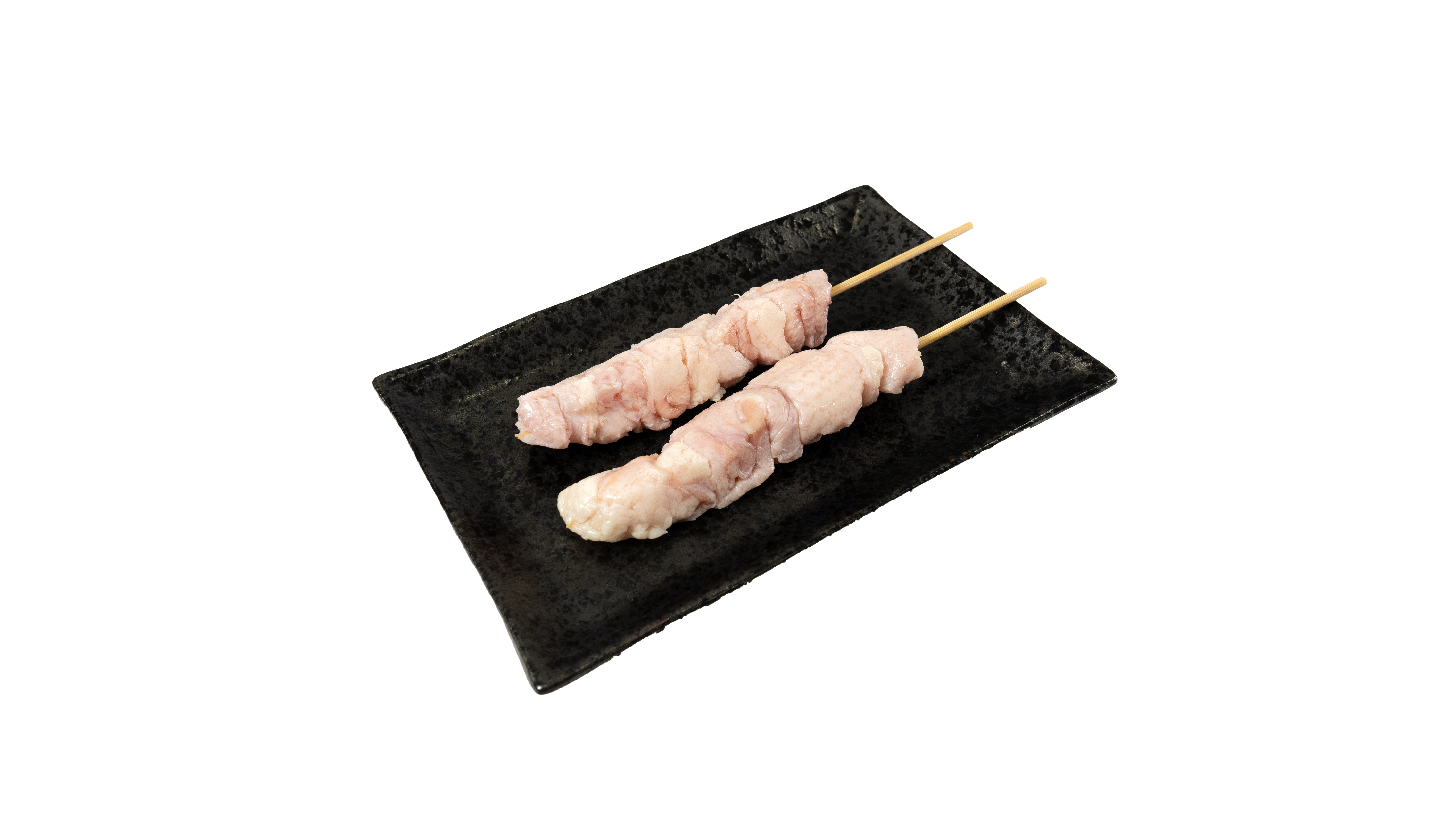 タイ産鶏皮ぐるぐる巻き串40g