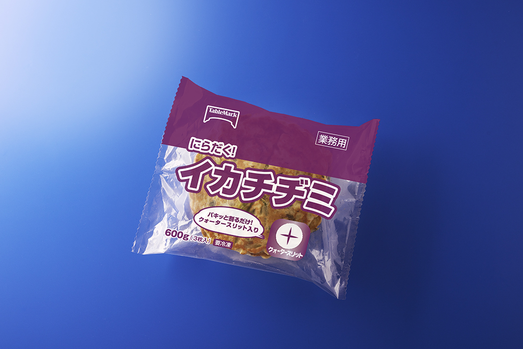 にらだく！イカチヂミ　クォーター（3枚入）