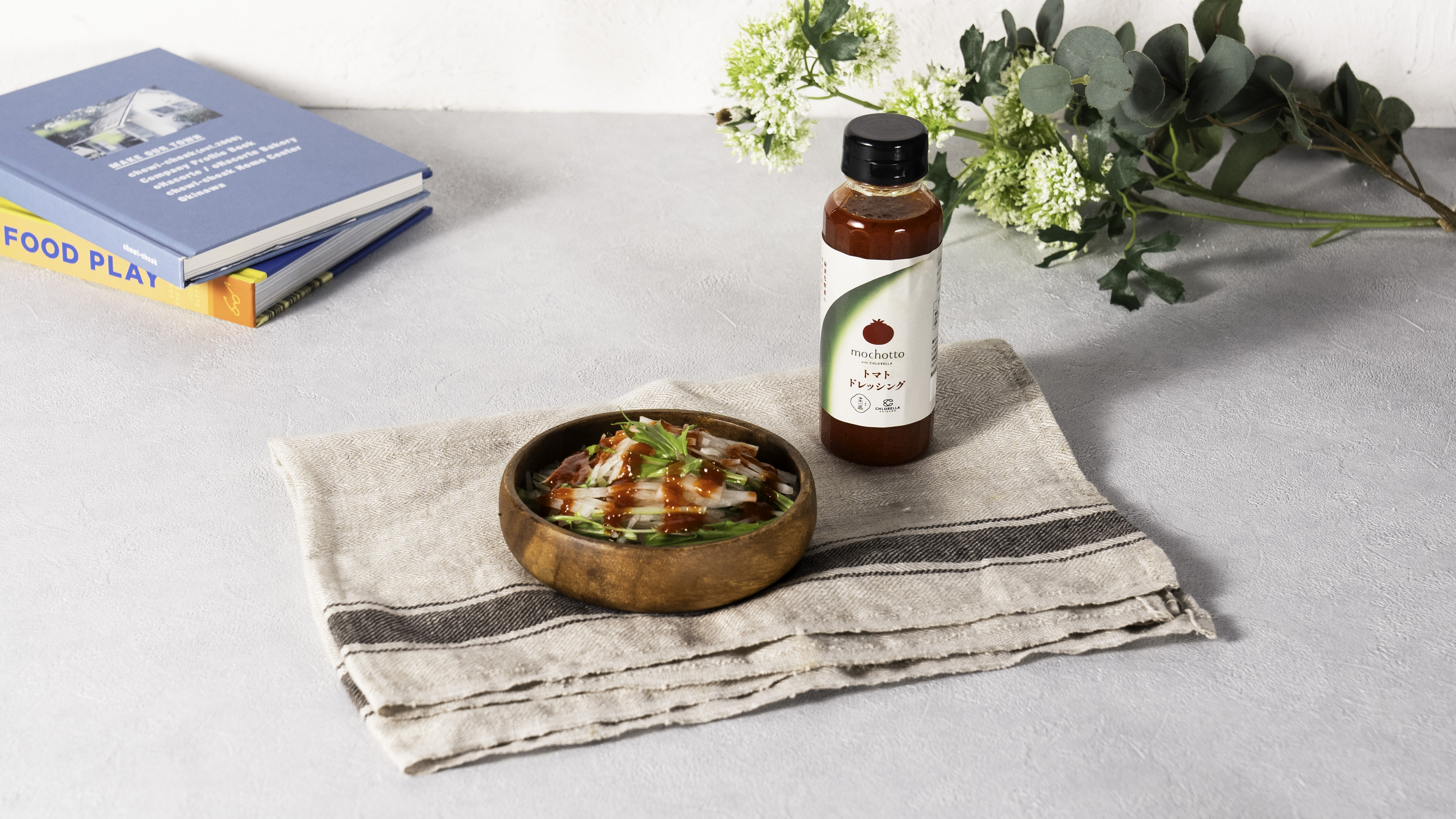 mochotto with CHLORELLA トマトドレッシング