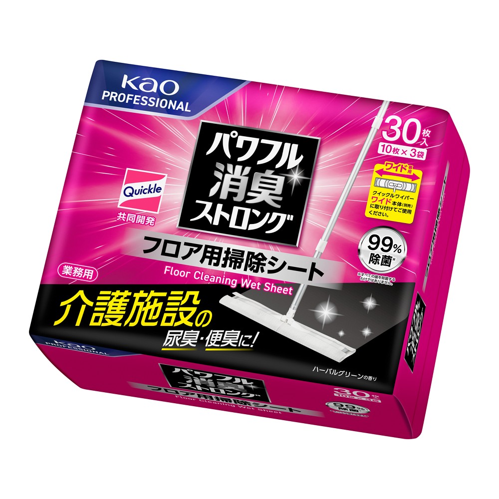 パワフル消臭ストロングフロア用掃除シート