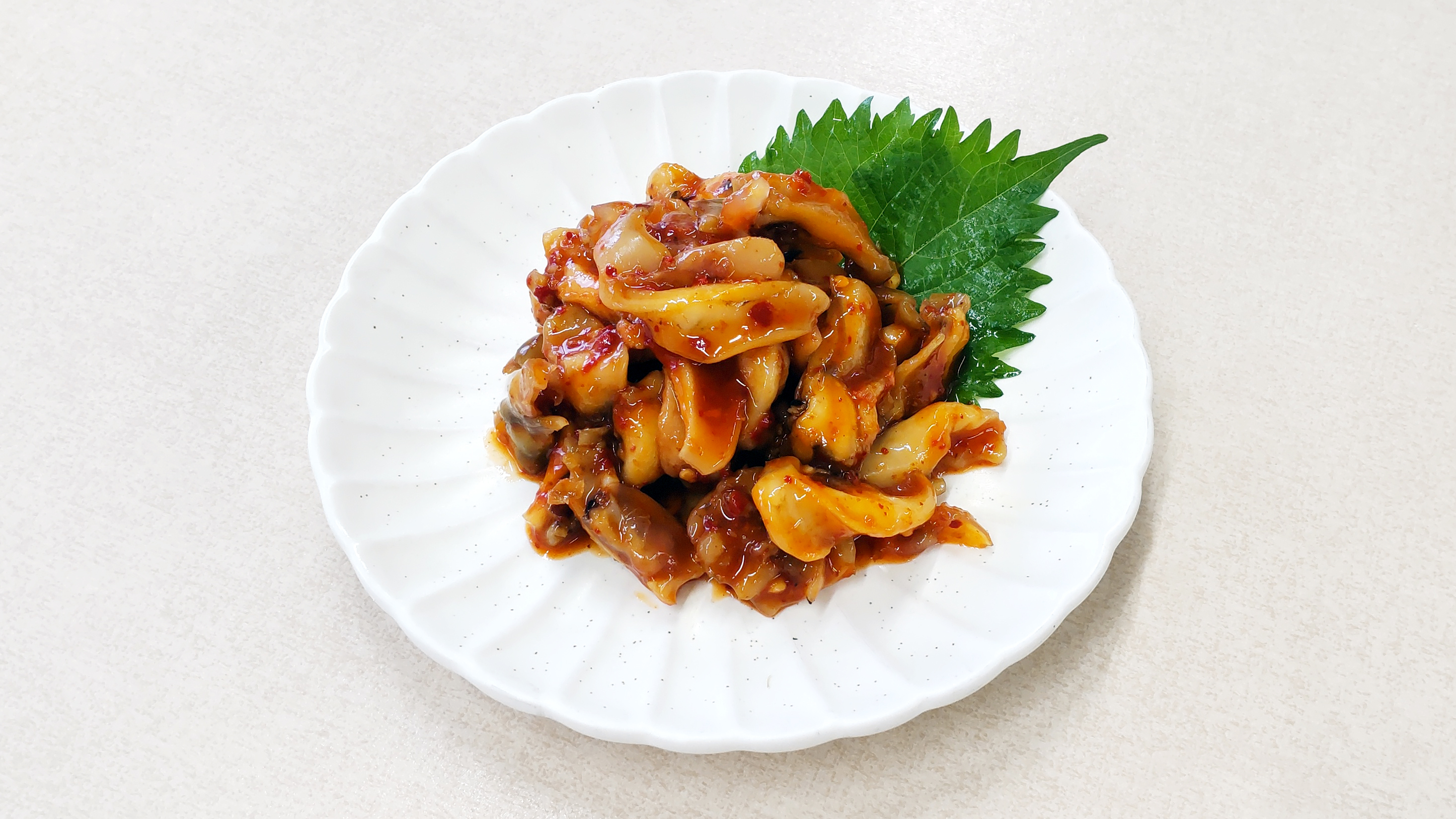 コリコリイカ軟骨の旨辛チャンジャ風味（自然解凍）　300g