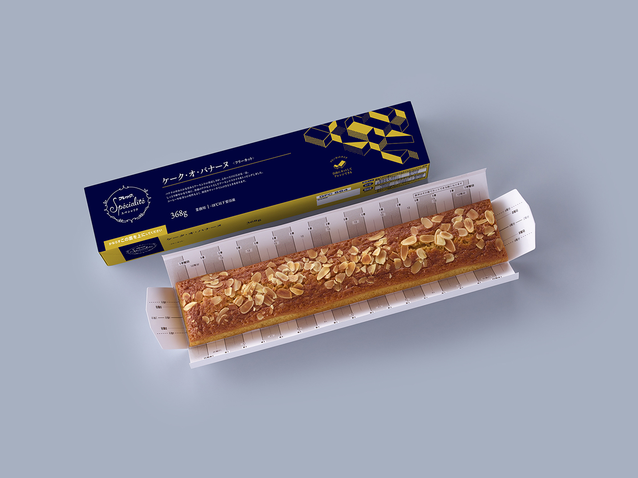 フリーカットケーキ　ケーキ・オ・バナーヌ