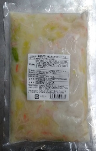 白菜とカニカマのクリーム煮