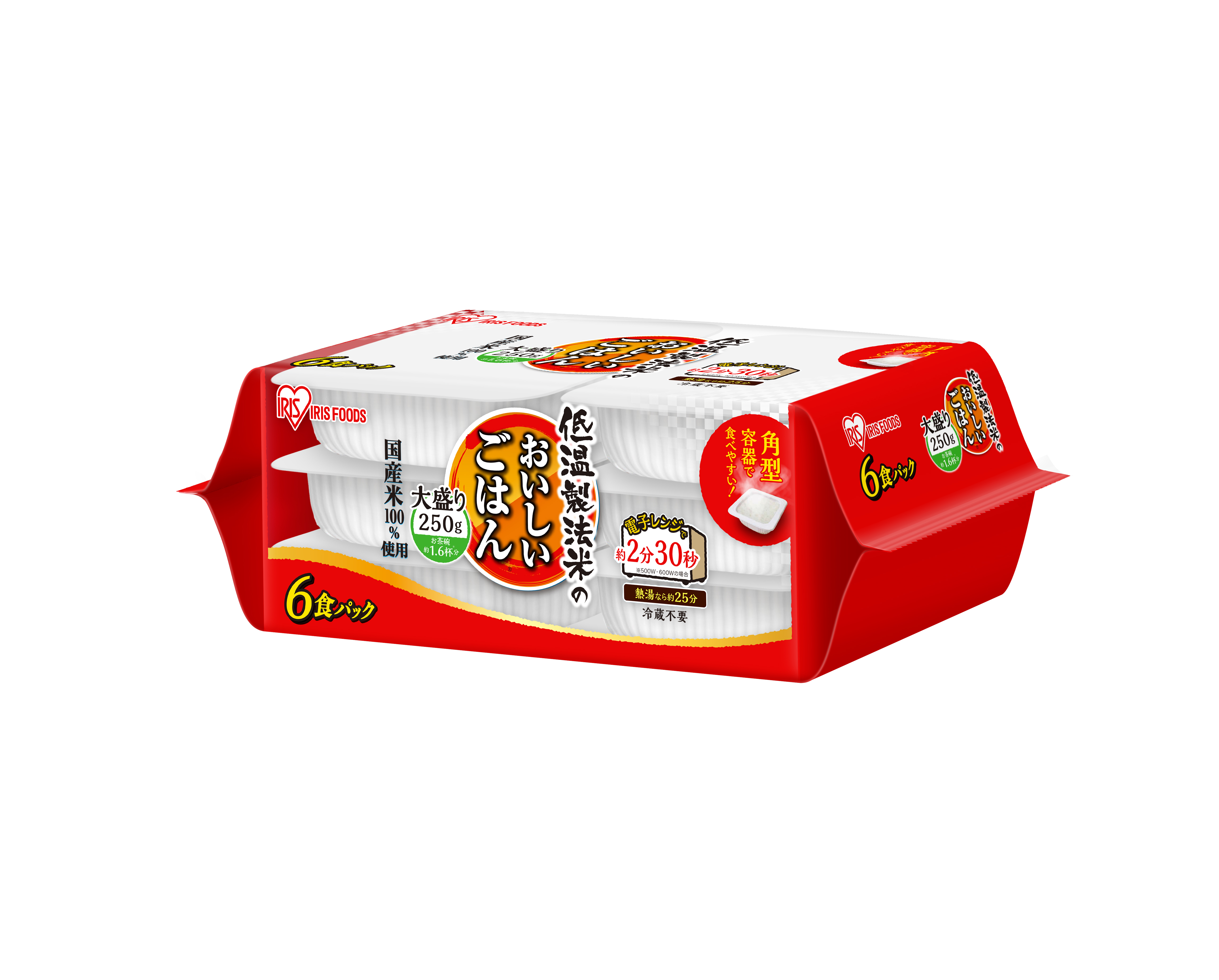 低温製法米のおいしいごはん　国産米100％　250g×6P