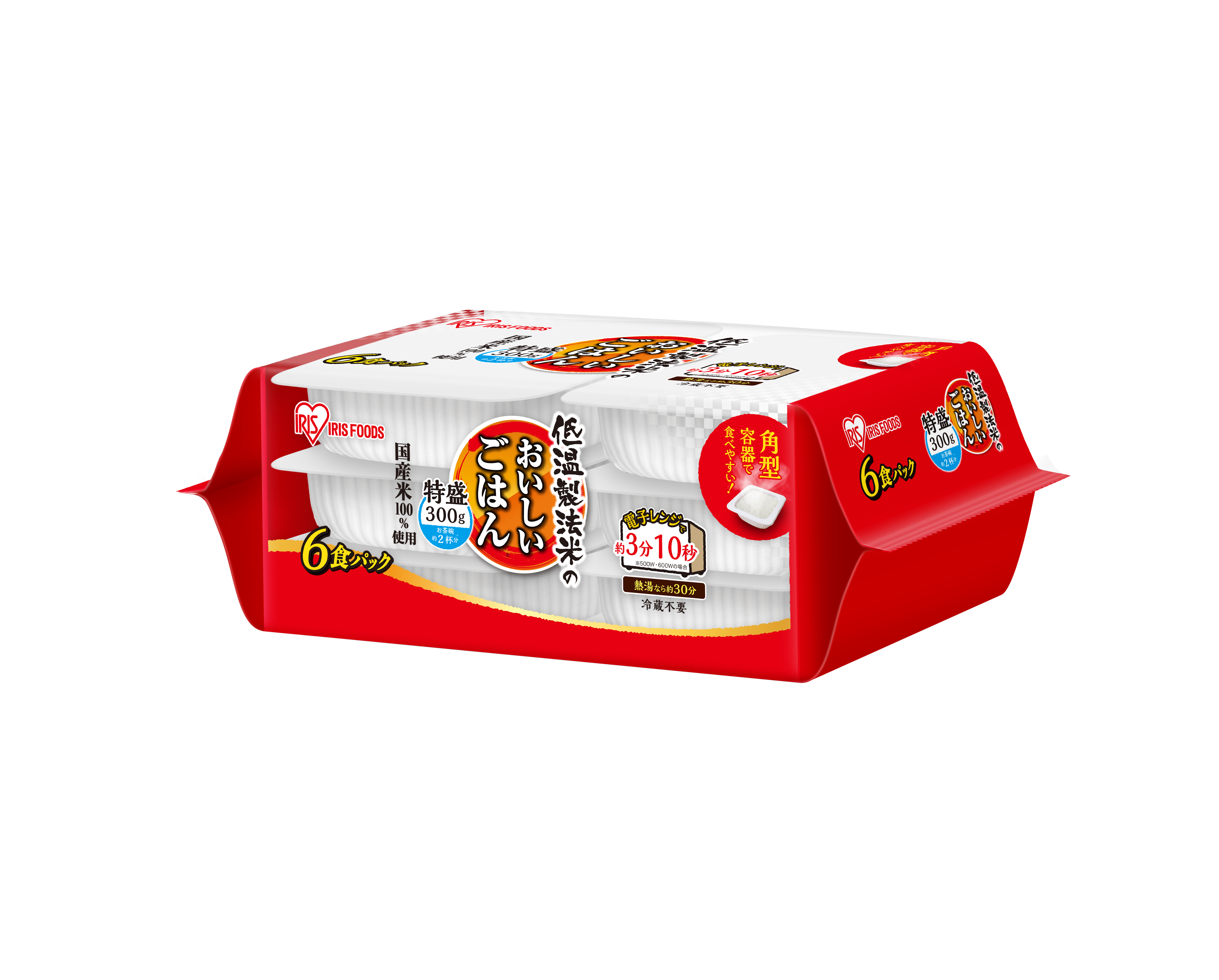 低温製法米のおいしいごはん　国産米100％　300g×6P