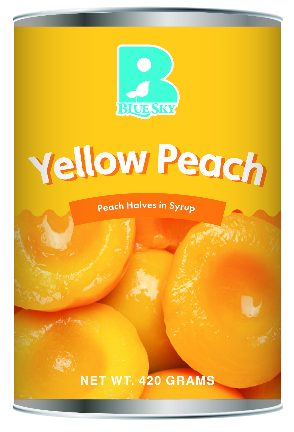 ブルースカイ　イエローピーチ（ハーフ）4号缶