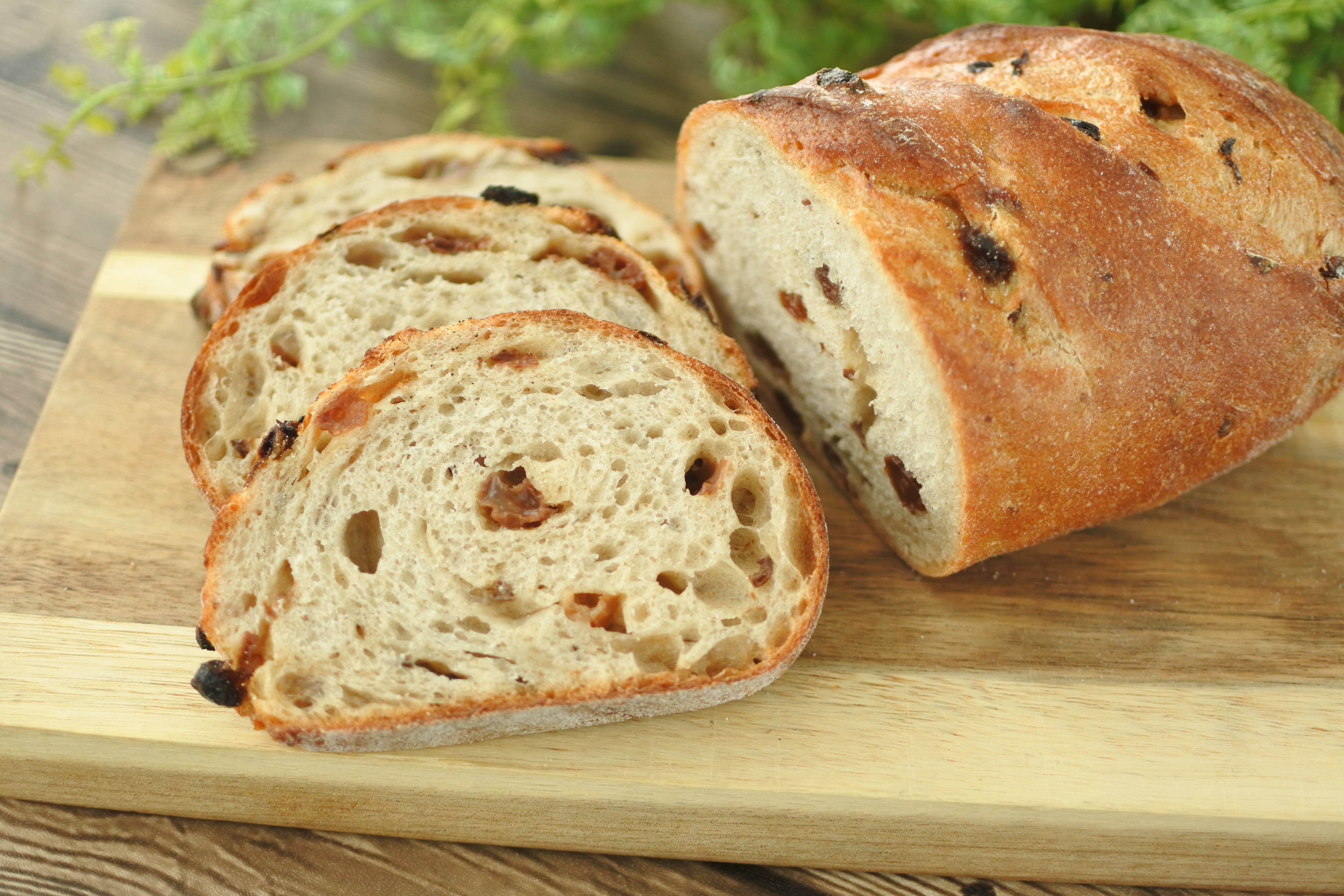 Bカンパーニュ２種のレーズンスライス