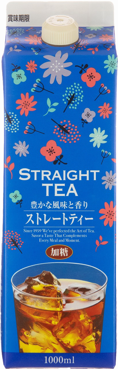 GSストレートティー加糖　1000ml