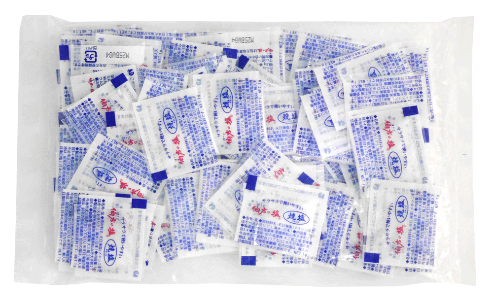 伯方の塩 焼塩100g（1g×100個）
