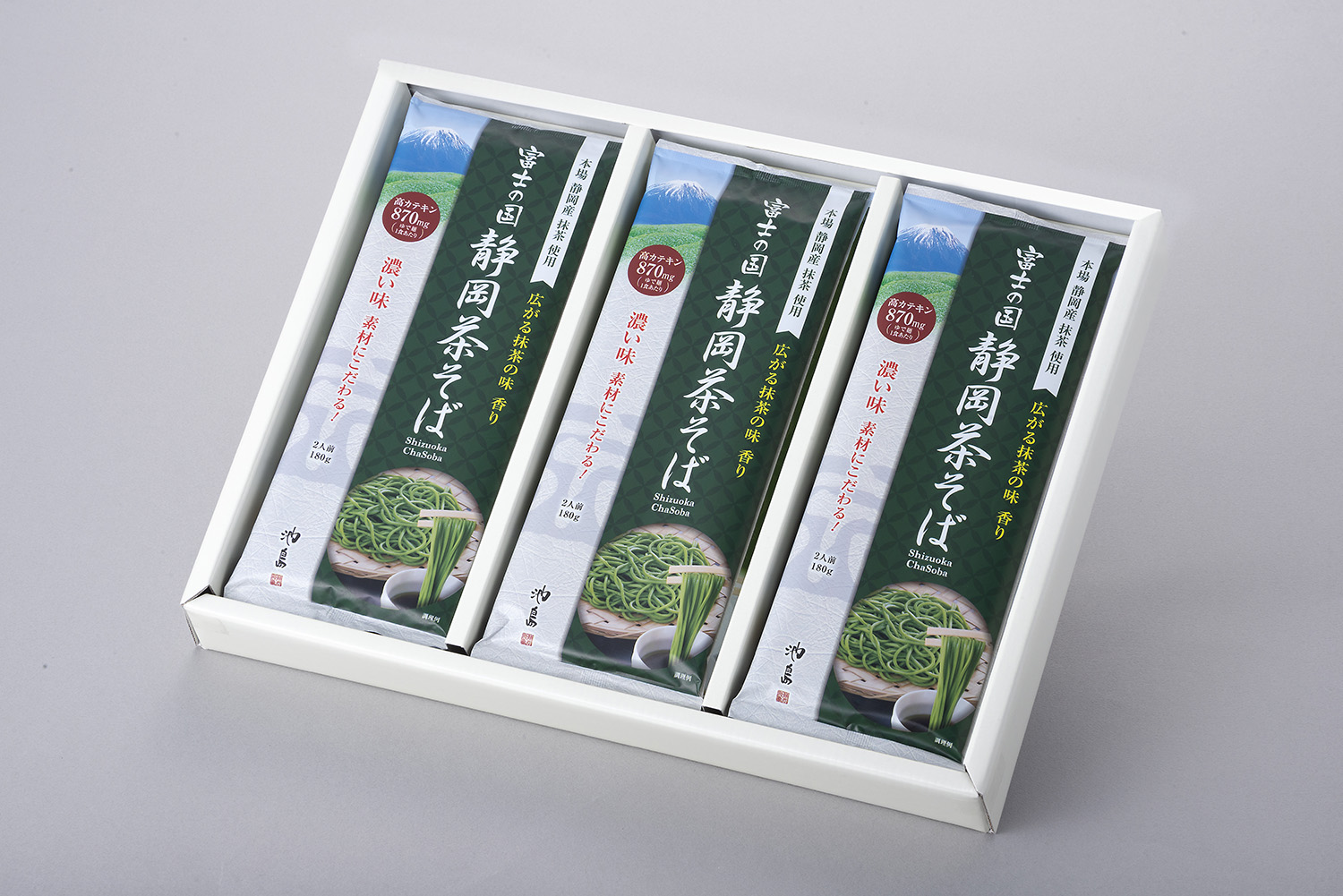 SC-6　富士の国静岡茶そば6束×180ｇ（つゆ付）