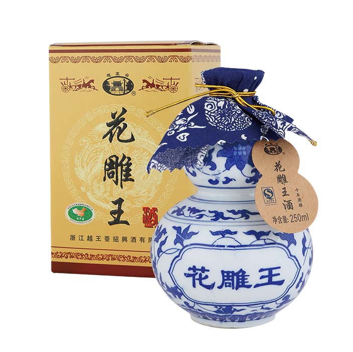【10年熟成】越王台 陳年花彫王 ひょうたんボトル 250ml