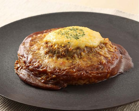 欧風焼きカレーのハンバーグライス