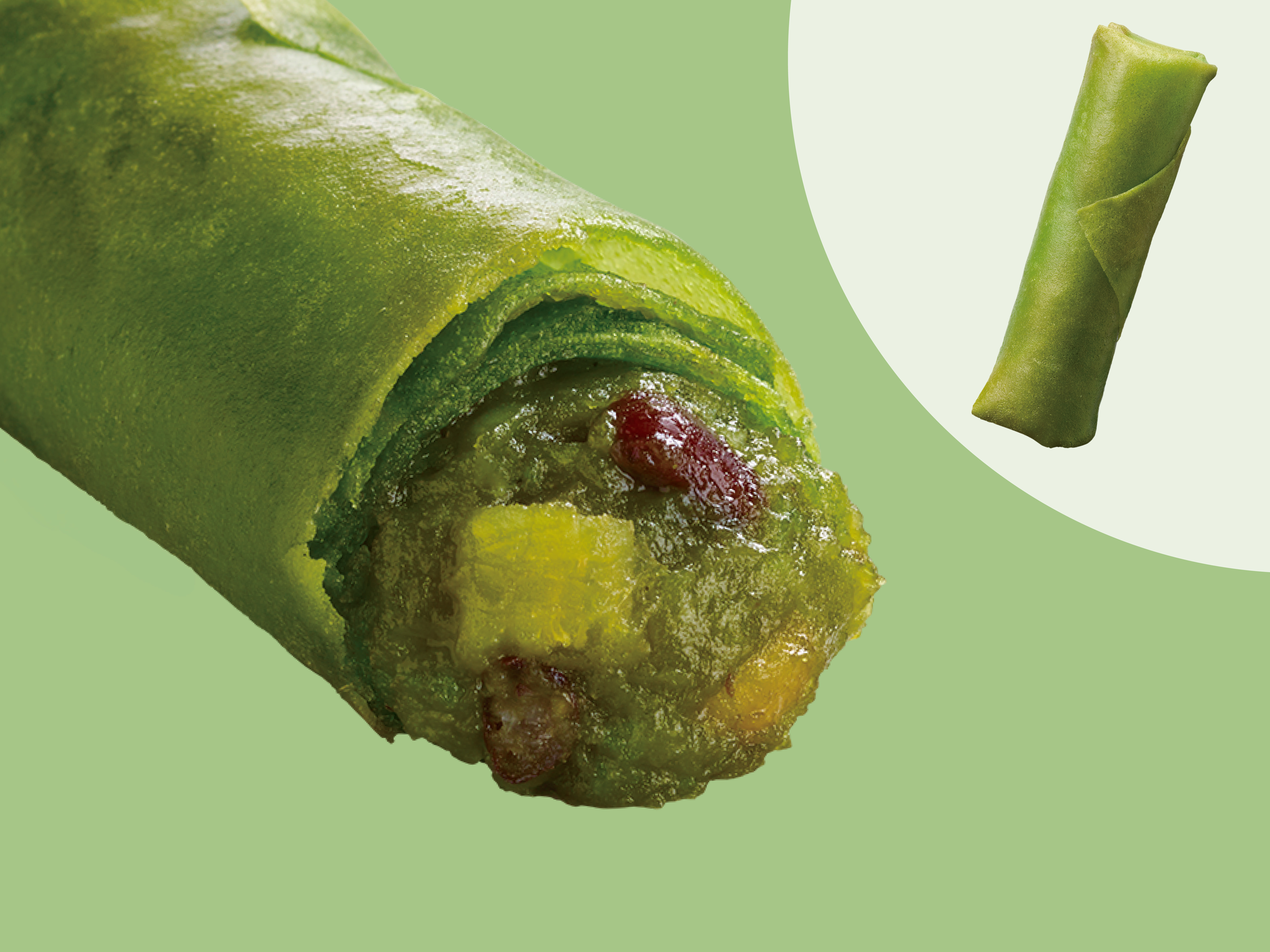 ホットショーケースのための！小豆抹茶ロール