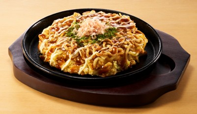 ごっつ厚いモダン焼き（背脂豚醤油）