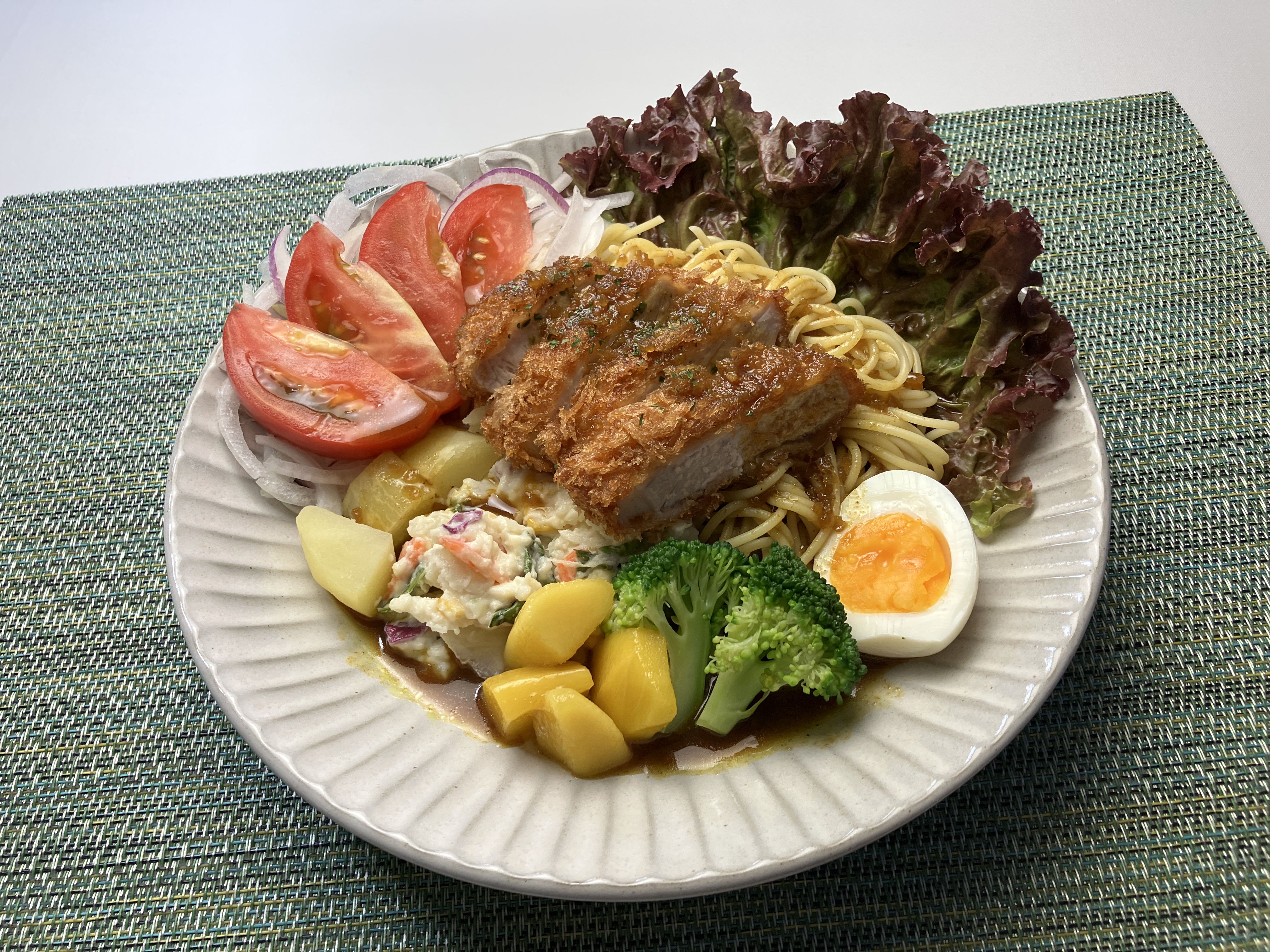 水牛印　サラダ麺のたれ カレー味　426g
