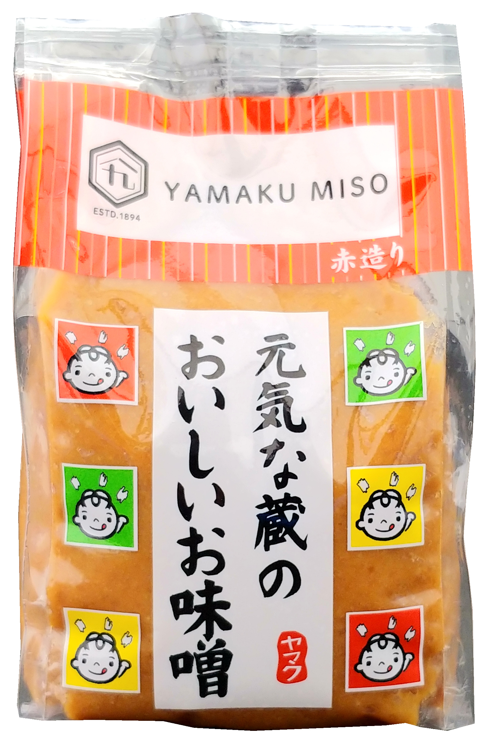 元気な蔵のおいしいお味噌　赤造り