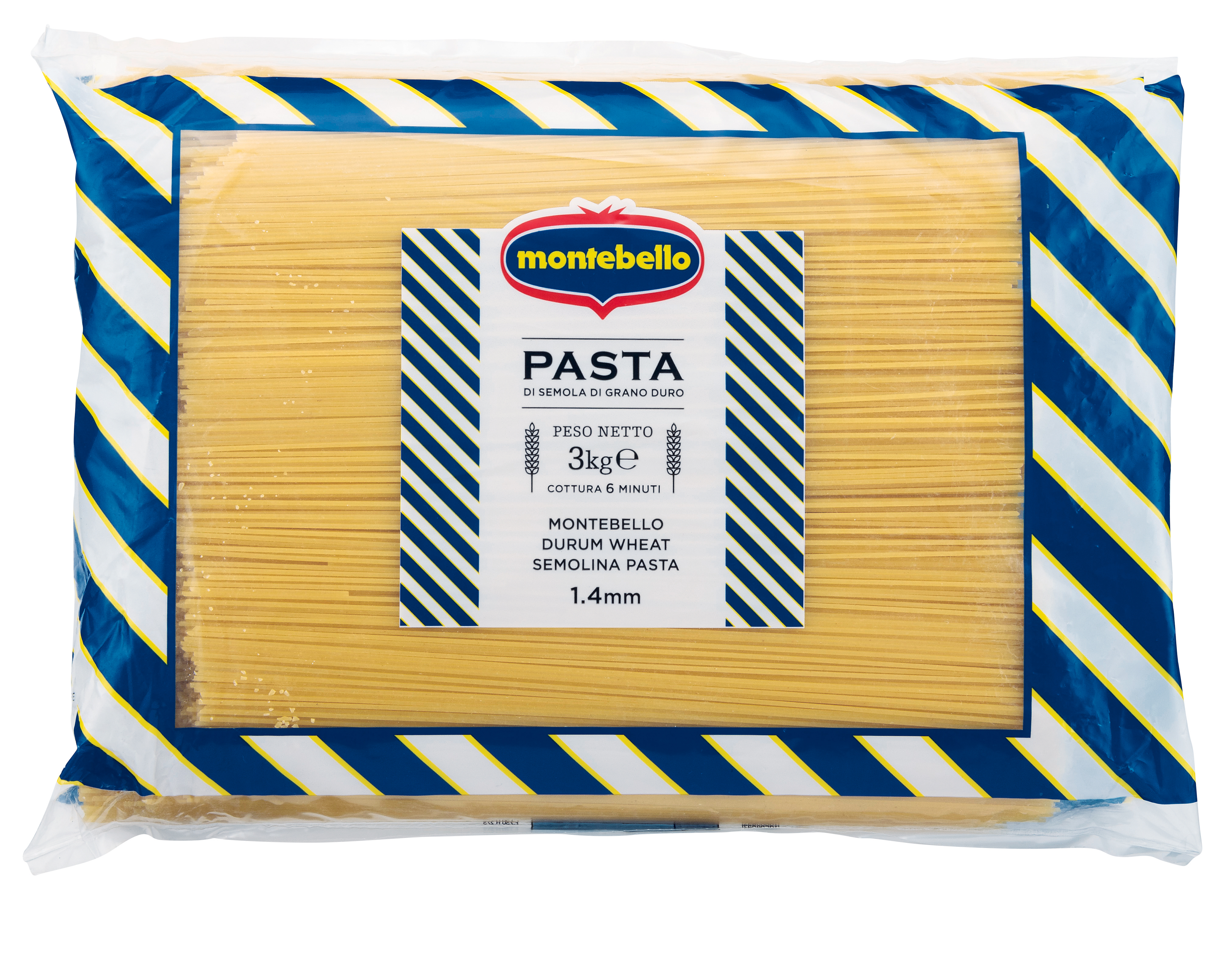 モンテベッロ　スパゲッティ　１．４ＭＭ　　　　３ＫＧ