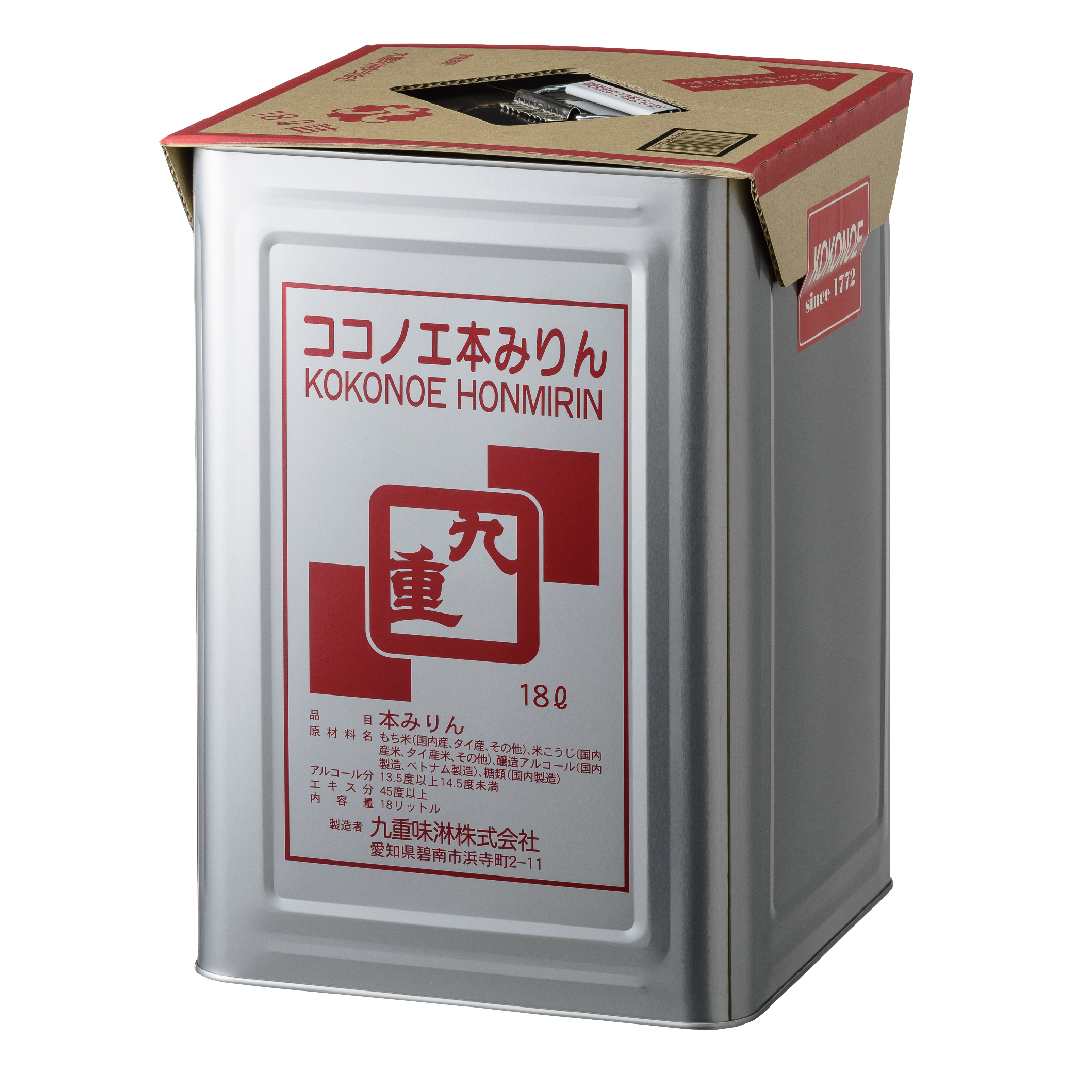 【公式】 マンジョウ 本みりん18L天パット缶×2本 送料無料