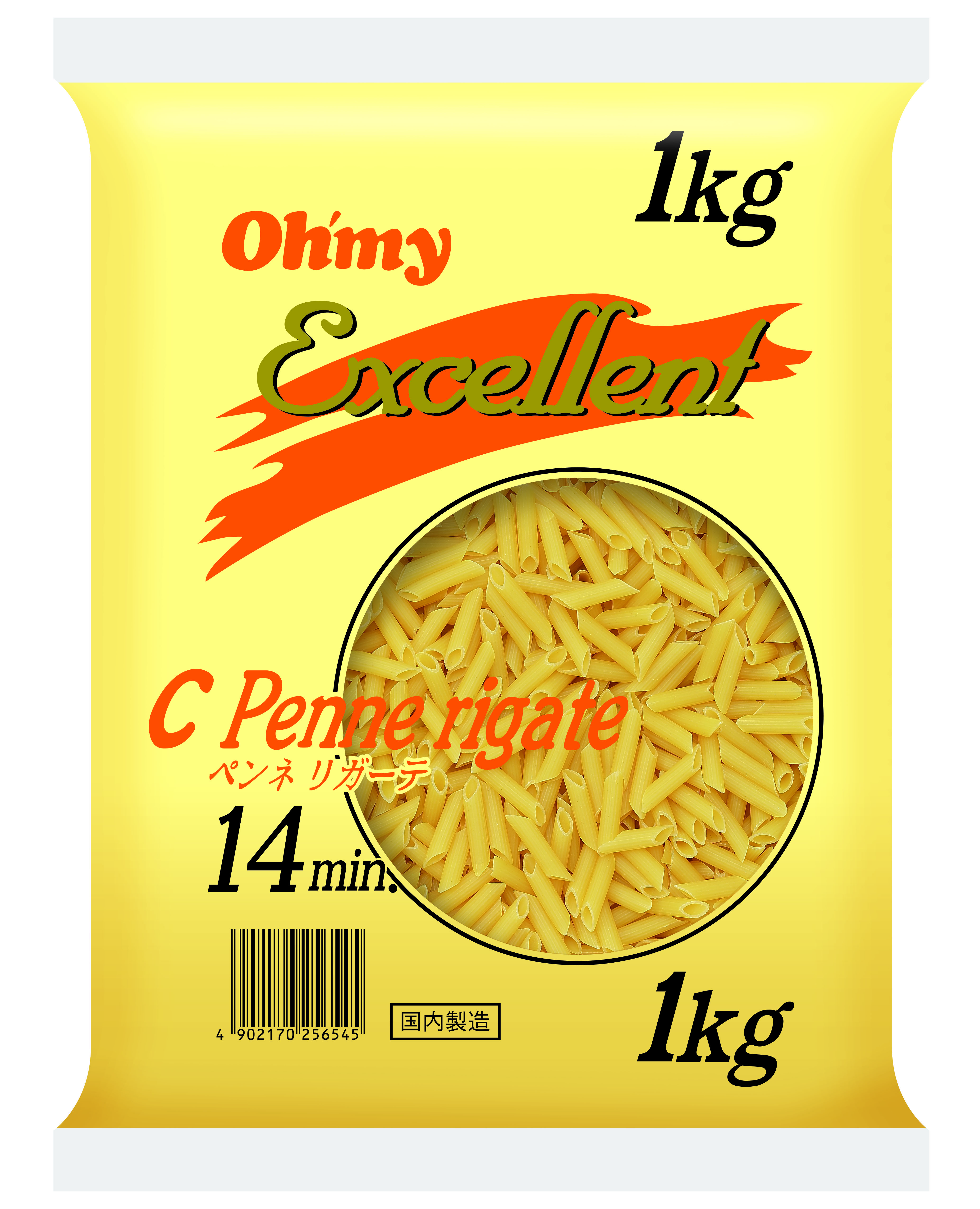 オーマイ　エクセレントCペンネリガーテ　1kg