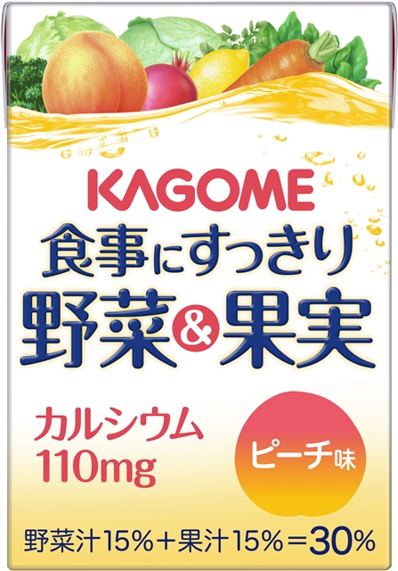 食事にすっきり野菜＆果実ＣＡピーチ　100ml