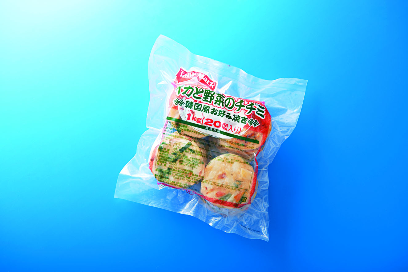 イカと野菜のチヂミ（韓国風お好み焼き)