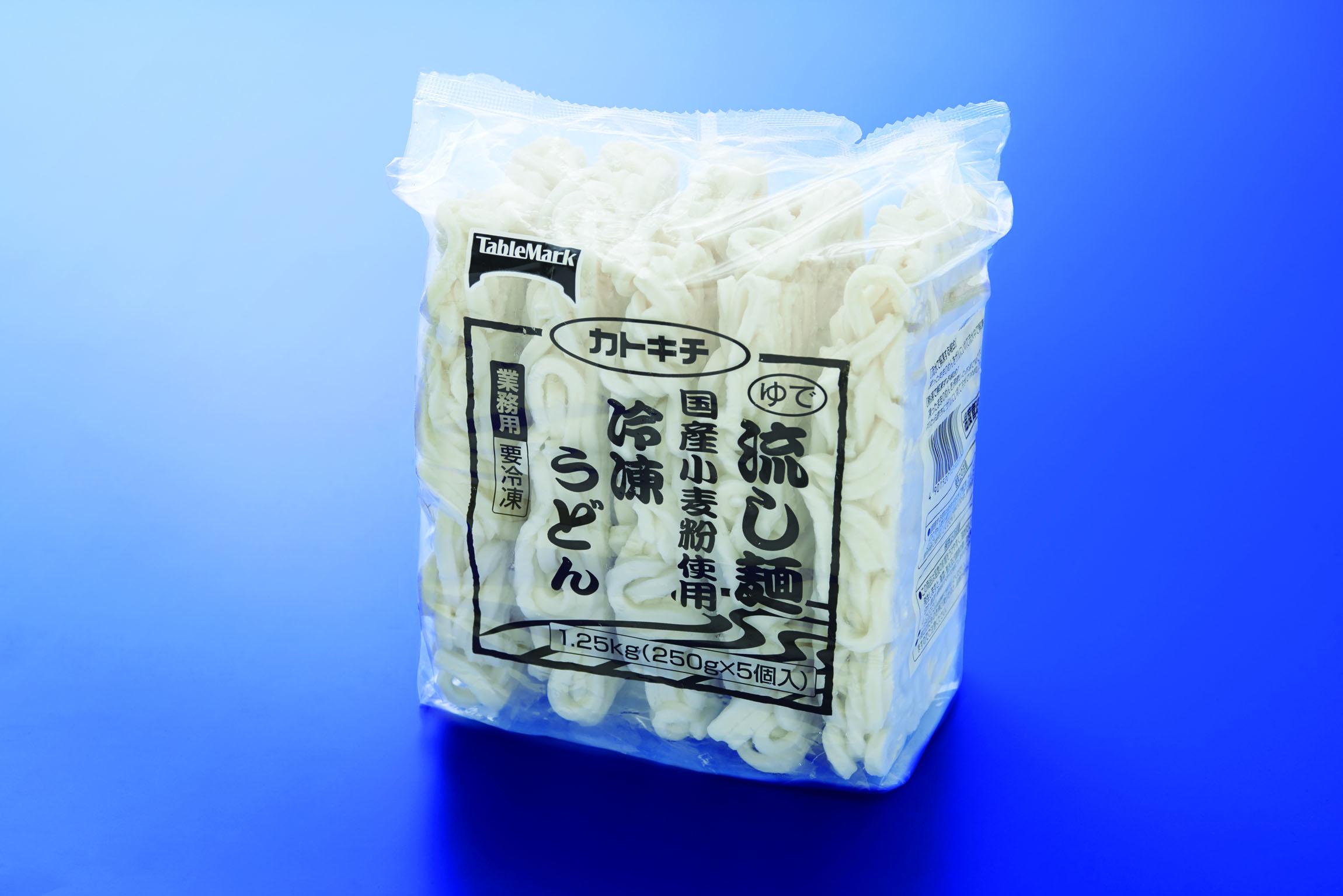 流し麺　国産小麦粉使用　冷凍うどん